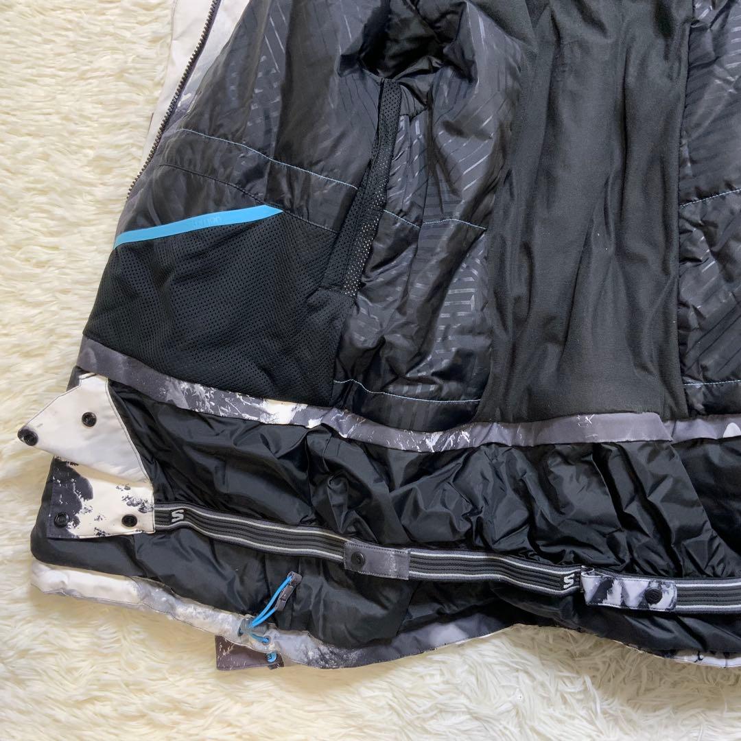 SALOMON ZERO JACKET W S 352627 ブラック/ホワイト