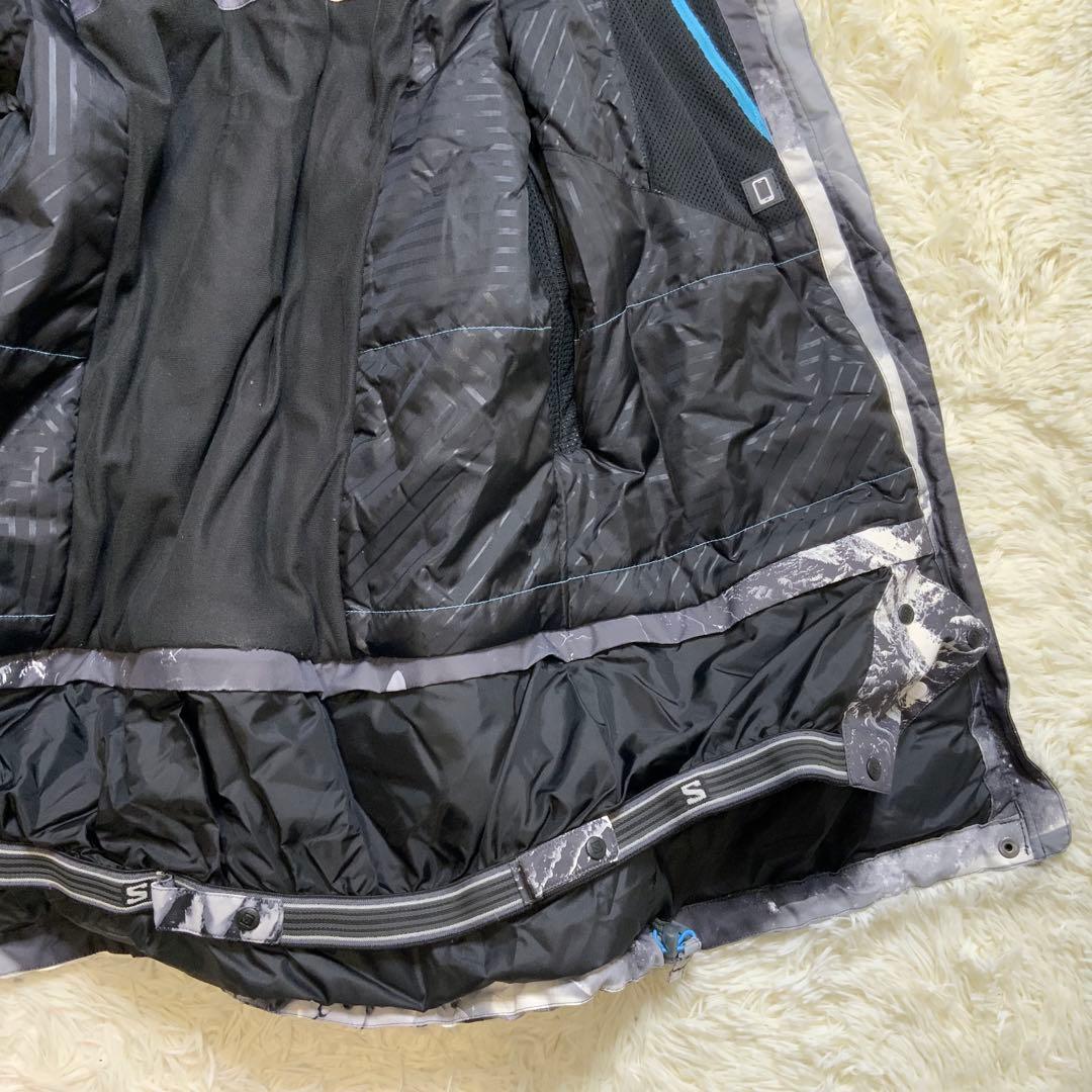 SALOMON ZERO JACKET W S 352627 ブラック/ホワイト