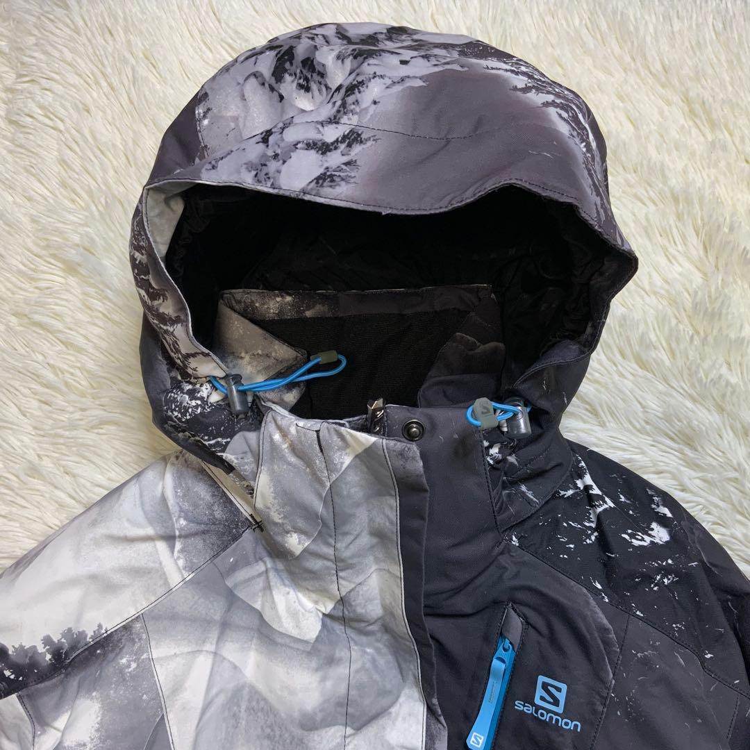 SALOMON ZERO JACKET W S 352627 ブラック/ホワイト