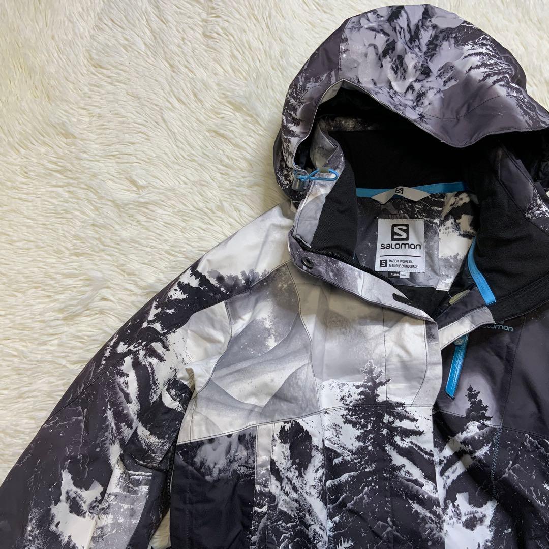 SALOMON ZERO JACKET W S 352627 ブラック/ホワイト