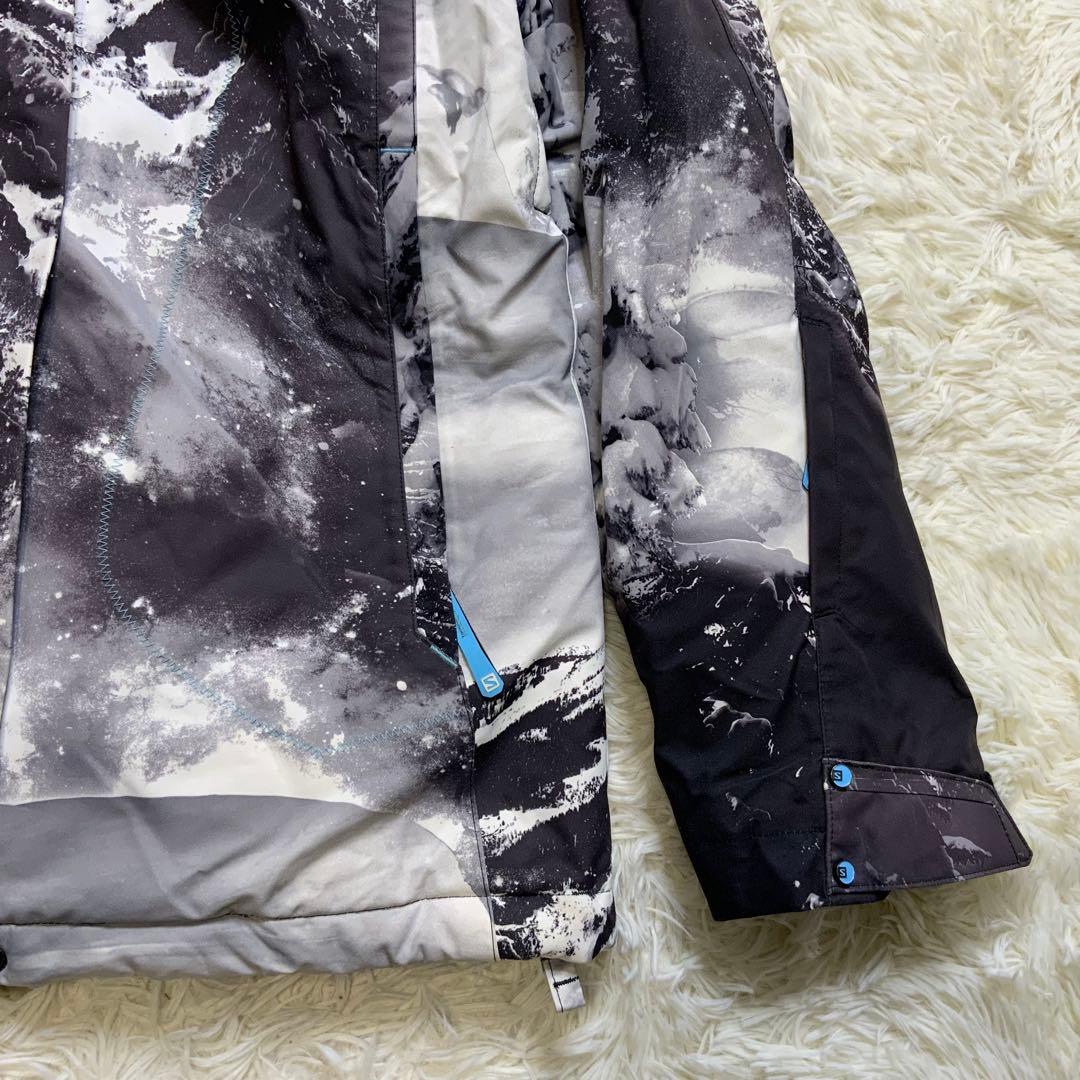 SALOMON ZERO JACKET W S 352627 ブラック/ホワイト