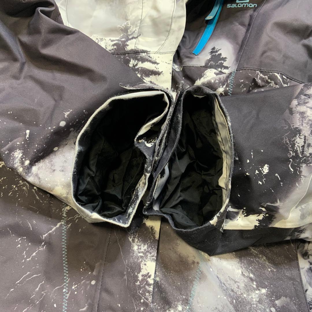 SALOMON ZERO JACKET W S 352627 ブラック/ホワイト