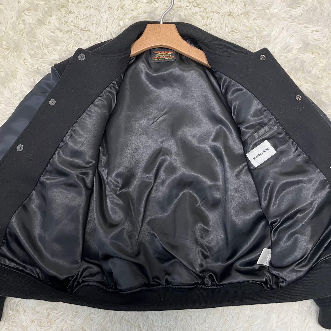 SKOOKUM × monkey time MA1スリーブ バーシティジャケット - メルカリ
