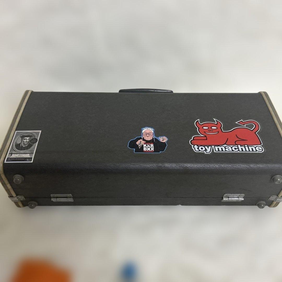 【良品】トランペット ケース付き　金属製　付属品多数