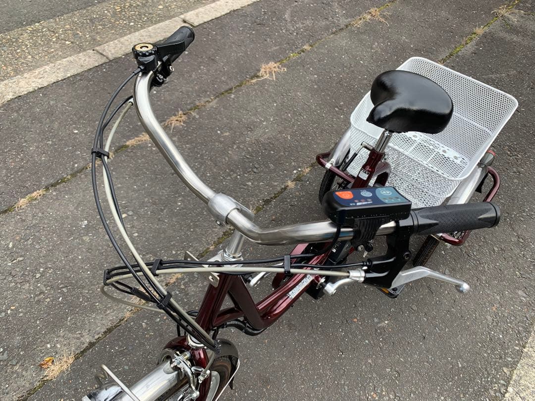 【動作確認済】送料無料 電動アシスト三輪自転車 5.8Ah 20-16インチ