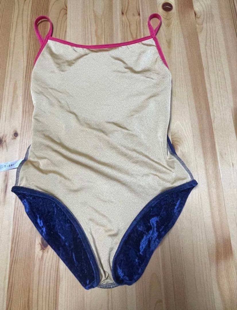 YUMIKO ブラック ジッパー付レオタード Lサイズ YUMIKO ブラック