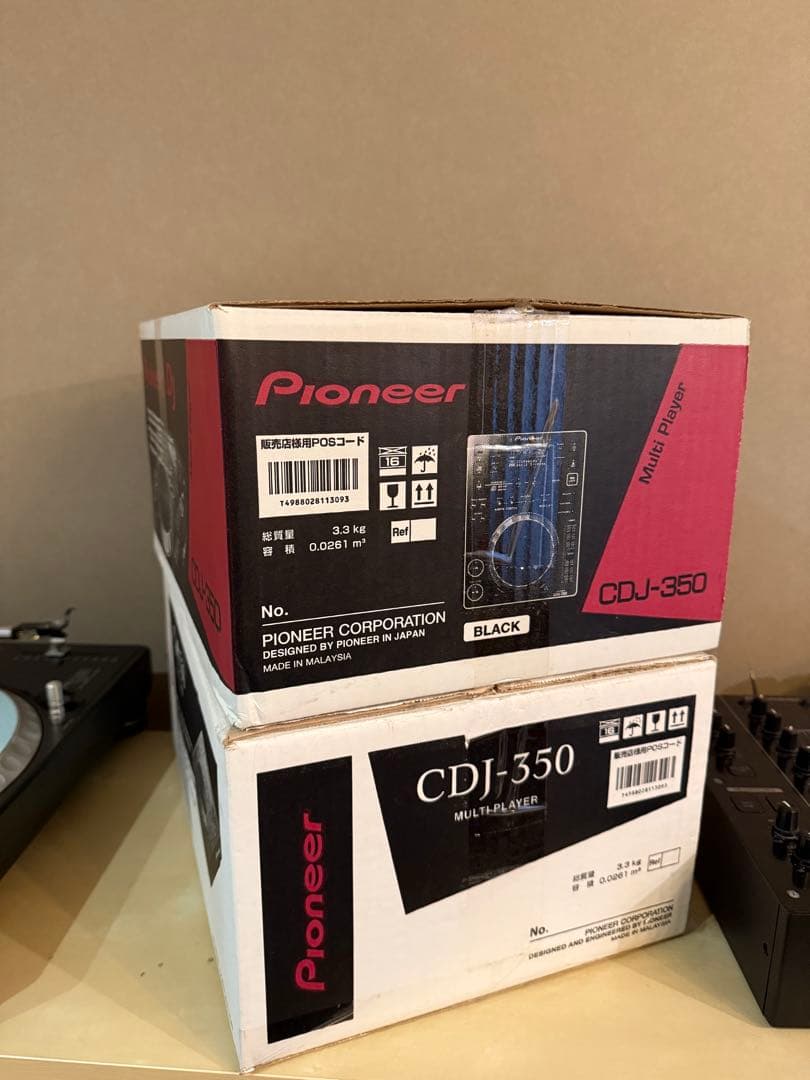 Pioneer CDJ-350(USB対応) 2台セット 付属品あり - メルカリ