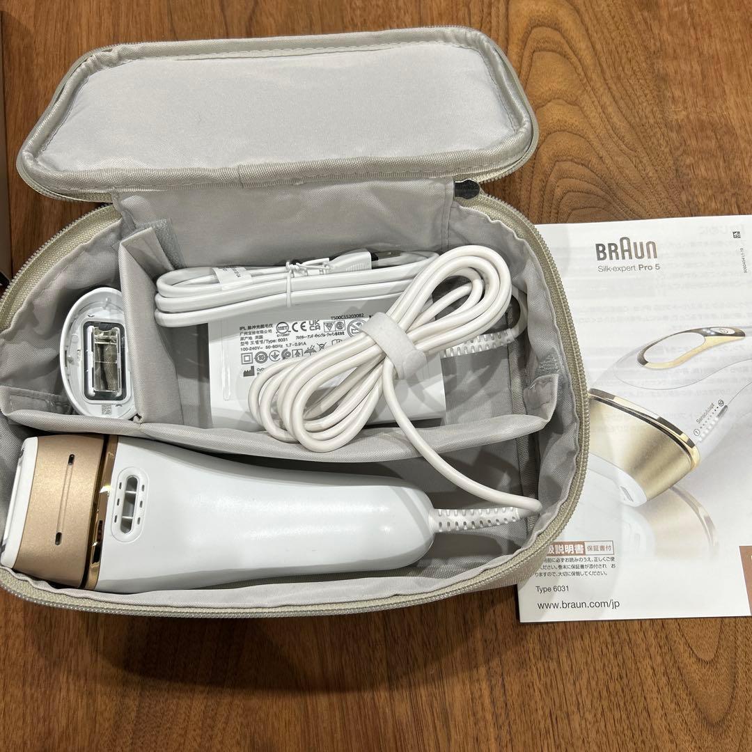 ブラウン　シルクエキスパート　Pro 5 脱毛器