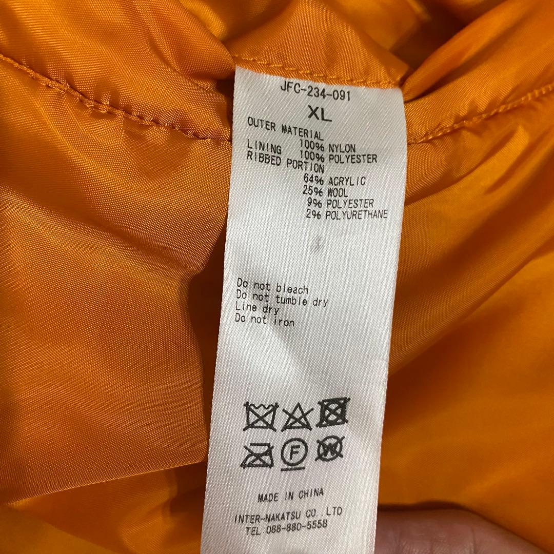 MA-1 フライトジャケット ワッペン付き XL カーキ ミリタリー