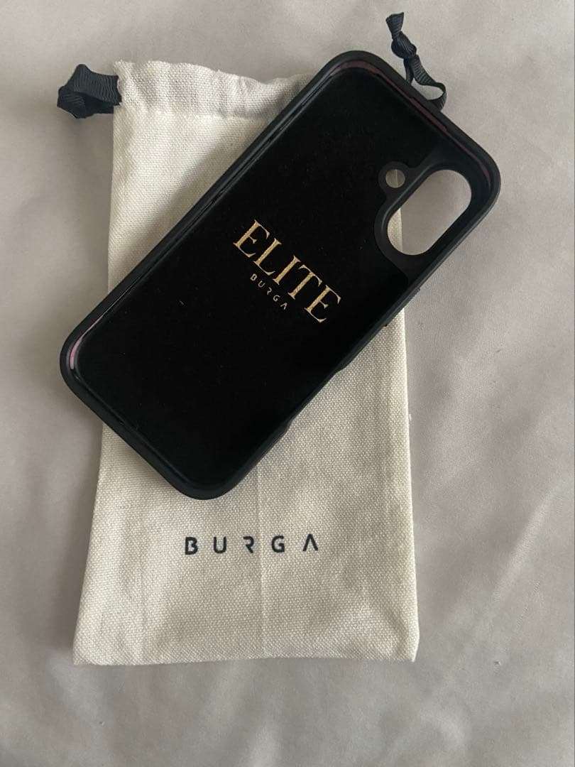 新品）BURGA マーブル模様 iPhone17ケース　高級ライン