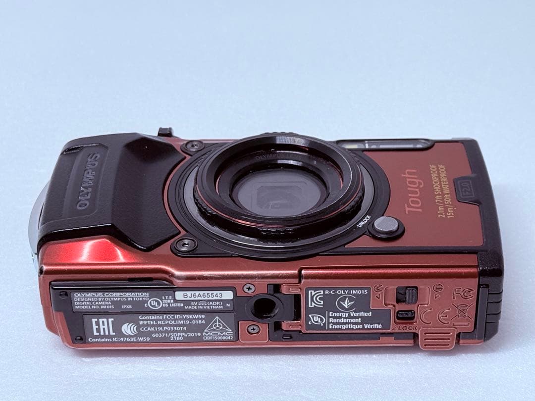 OLYMPUS TG-6 レッド 動作確認済 防水 防塵 耐衝撃 4K コンデジ