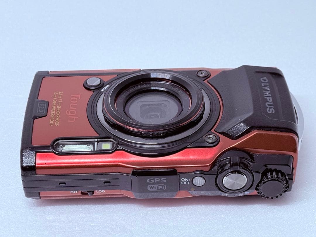OLYMPUS TG-6 レッド 動作確認済 防水 防塵 耐衝撃 4K コンデジ