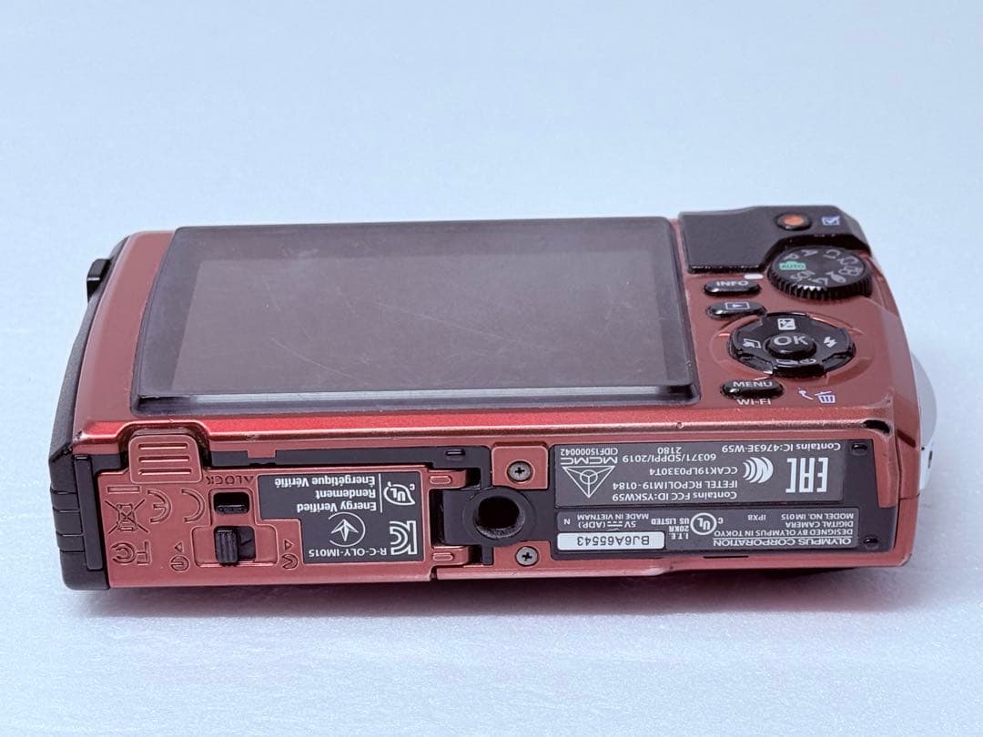 OLYMPUS TG-6 レッド 動作確認済 防水 防塵 耐衝撃 4K コンデジ