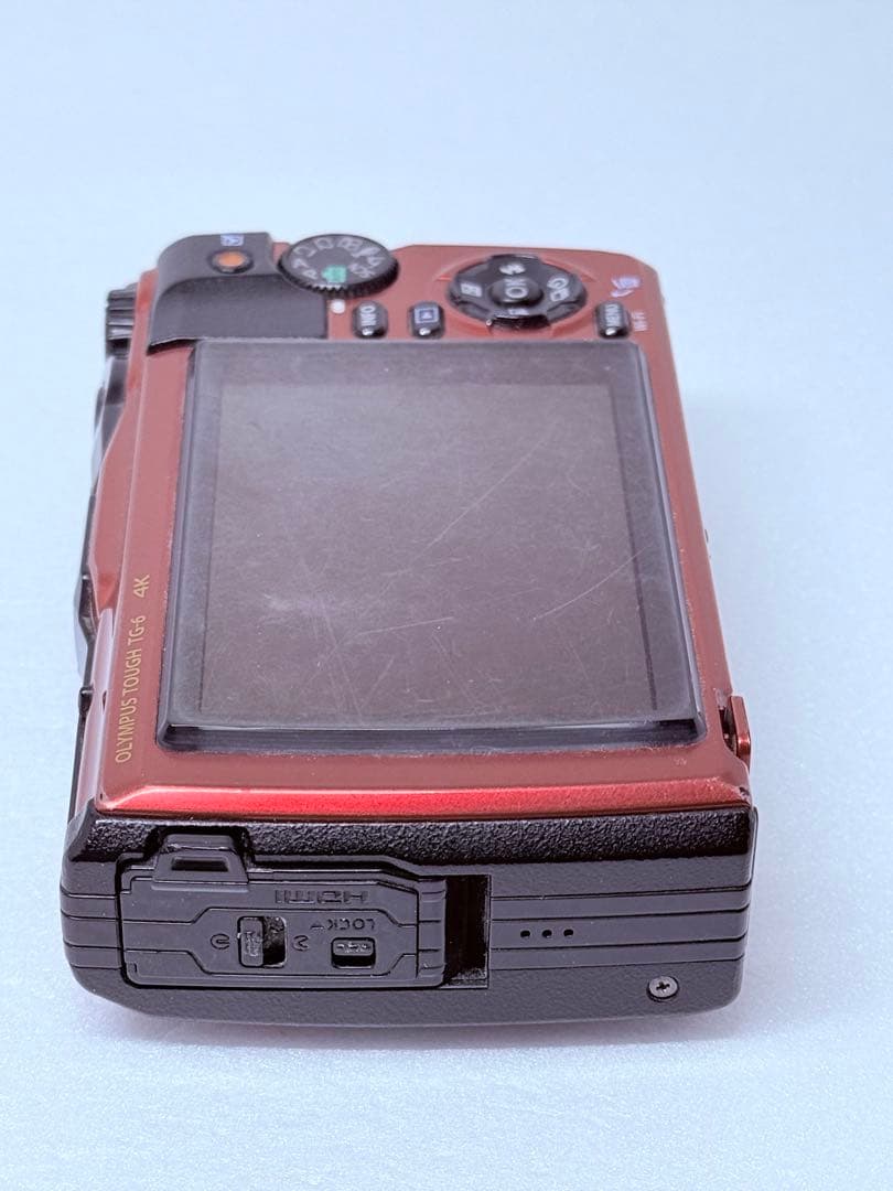OLYMPUS TG-6 レッド 動作確認済 防水 防塵 耐衝撃 4K コンデジ