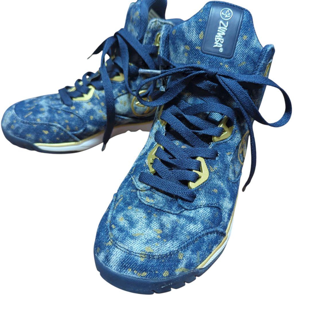 ズンバ　zumba スニーカーシューズ 人気即完売品　デニム 23.5cm