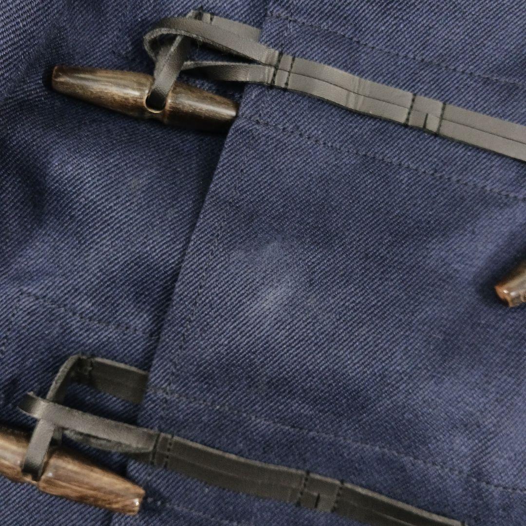 ✨レアデザイン✨マッキントッシュロンドン　麻　ダッフルコート　ネイビー　サイズL