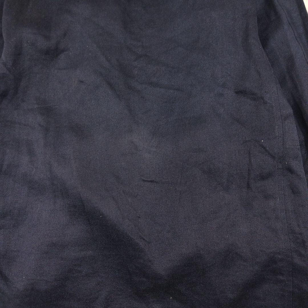 ✨レアデザイン✨マッキントッシュロンドン　麻　ダッフルコート　ネイビー　サイズL