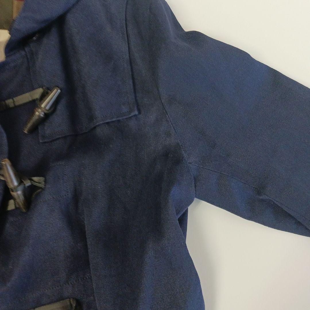 ✨レアデザイン✨マッキントッシュロンドン　麻　ダッフルコート　ネイビー　サイズL