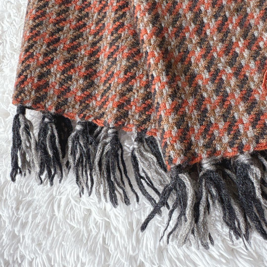 Brioni ブリオーニ マフラー カシミヤ100％ イタリア製 千鳥格子 高級