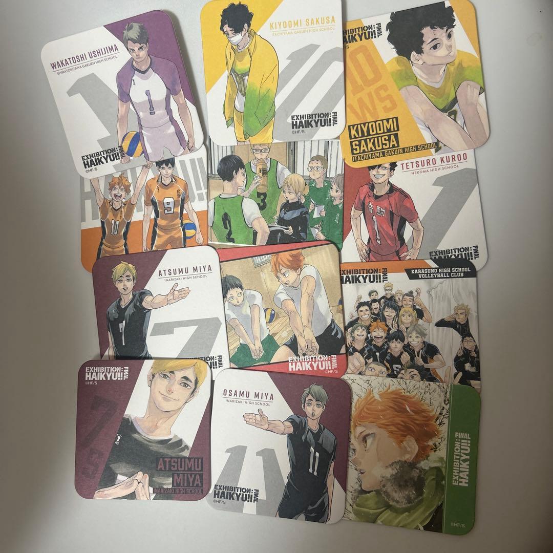 ハイキュー展FINAL アートコースター第5段 ボックス封入特典付き48枚セット