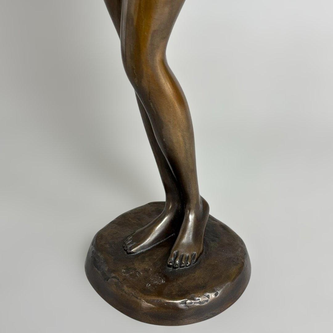 竹中正晴 ブロンズ像 女性像 裸婦 はじらい 高岡銅器 彫刻 高