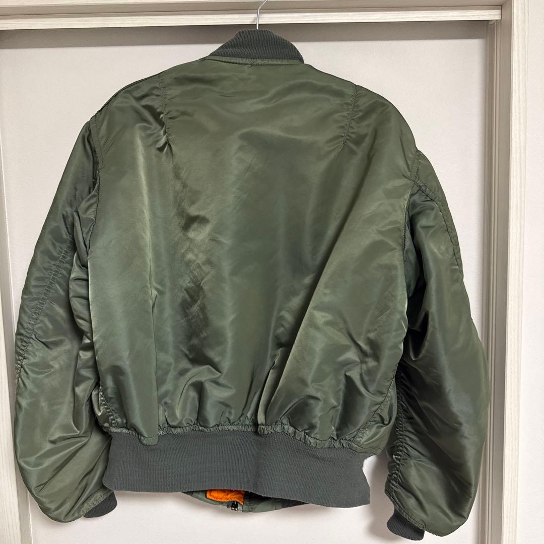 80s旧タグ ALPHA アルファ MA-1 フライトジャケット USA製 美品