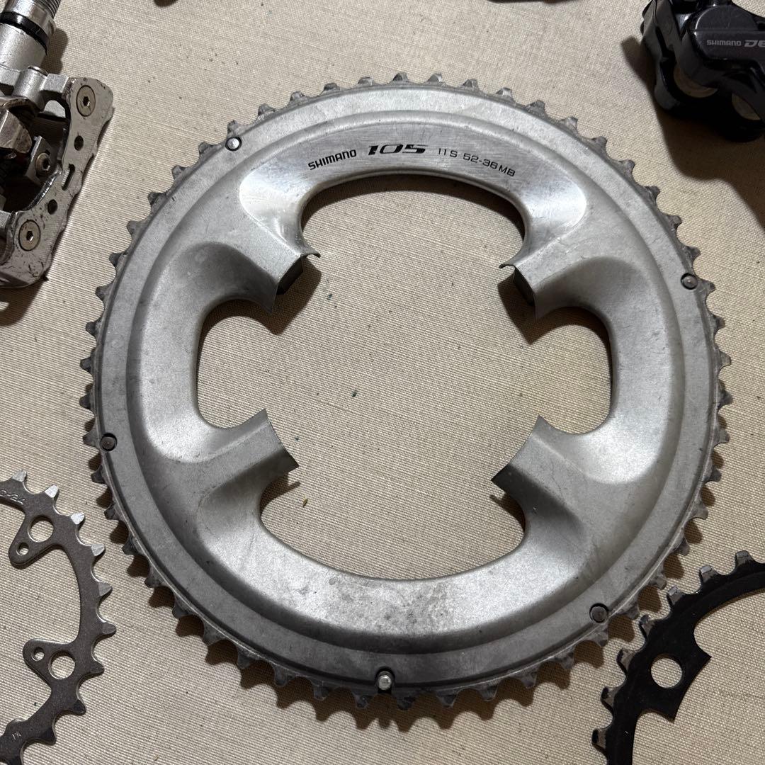 SHIMANOメイン 自転車 カスタムパーツ 約30個セット ロードバイク