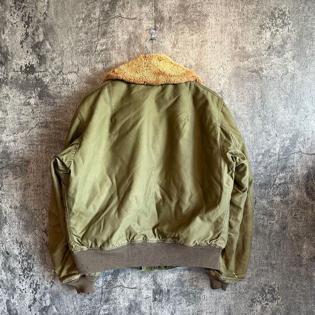 40s USAF 実物　B-15 フライトジャケット　 USA製　サイズ　42