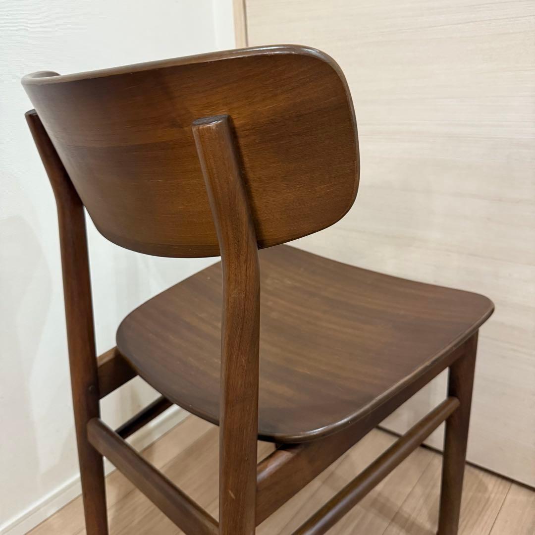 makoto　無印良品　ラウンドチェア　ウォールナット　1