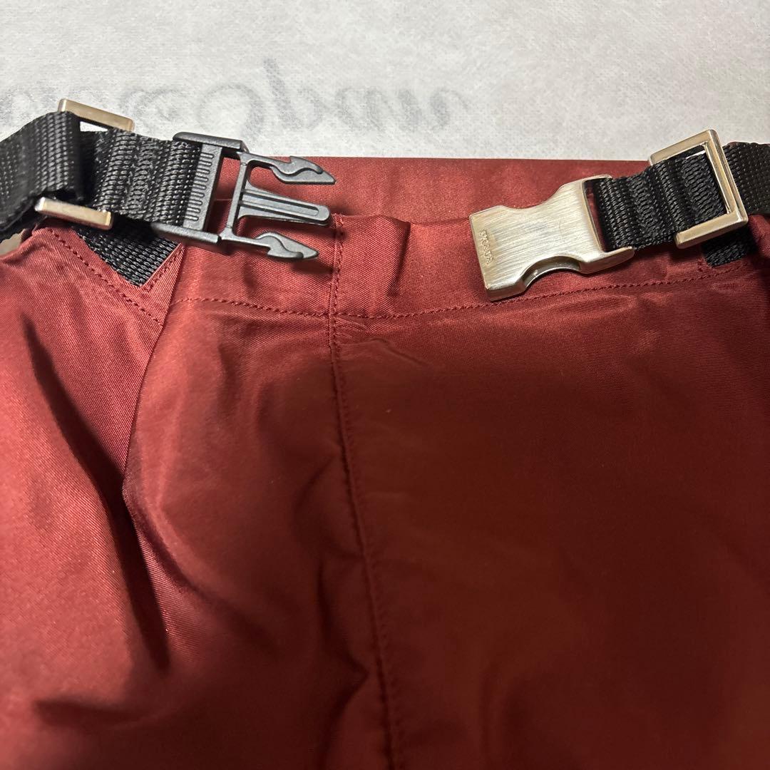 美品レア☆PRADA バーガンディ 赤系ナイロン バックパック　ショルダーバック