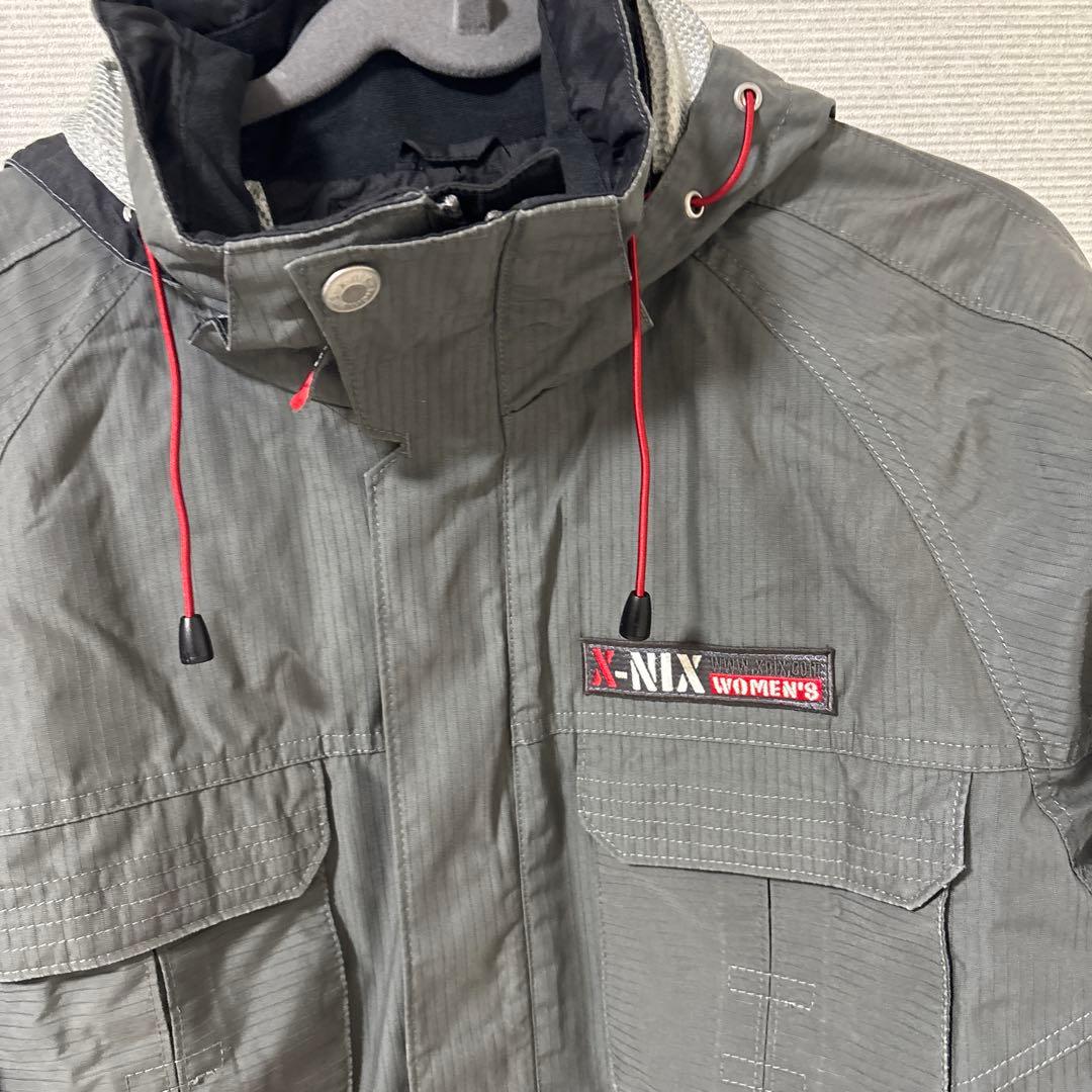年末最後の値引き】X-NIX 女性用 スノーボードジャケット Mサイズ グレー