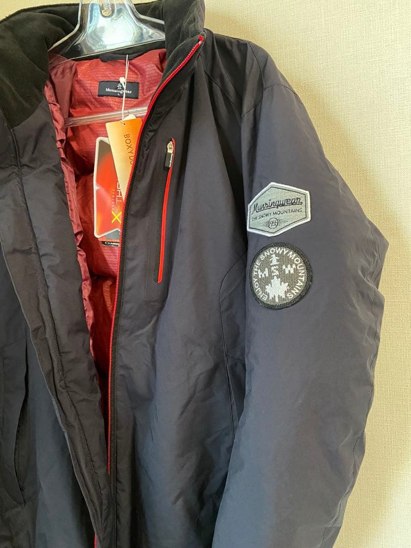 未使用マンシングウェア ダウンジャケット ブラック サイズL ゴルフ