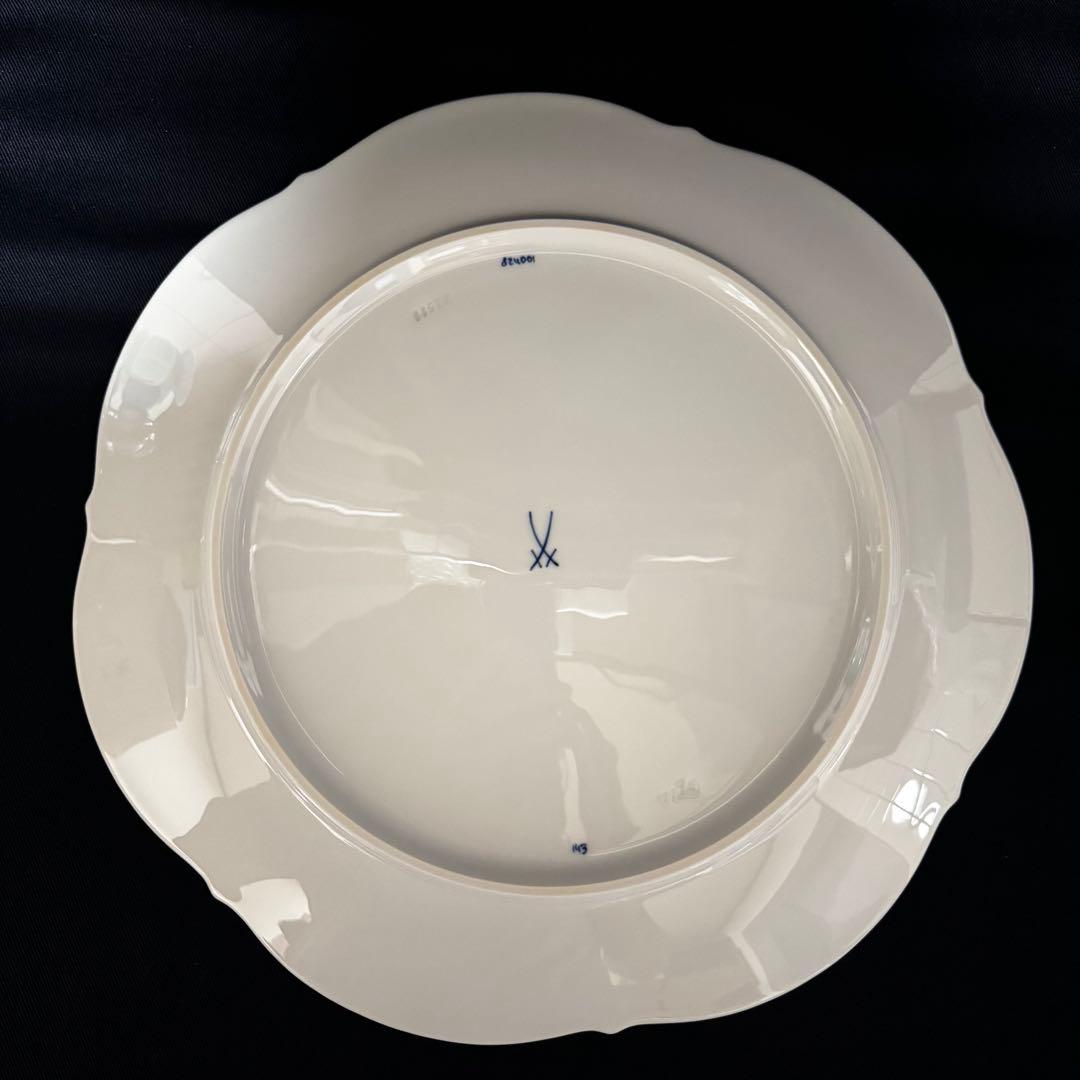 マイセン ブルーオーキッド ラウンドプラター31㎝ - メルカリ