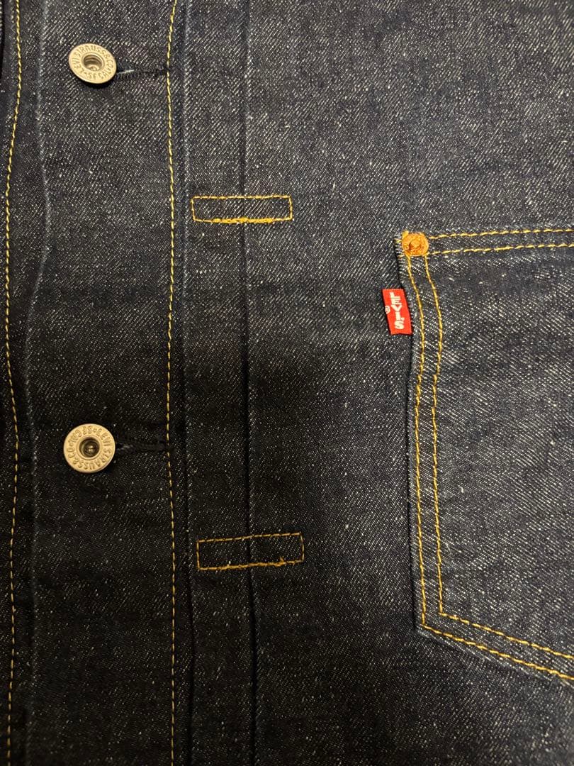 【最安値】リーバイスTYPEⅠ ファースト　プレミアムトラッカー　大戦　濃紺