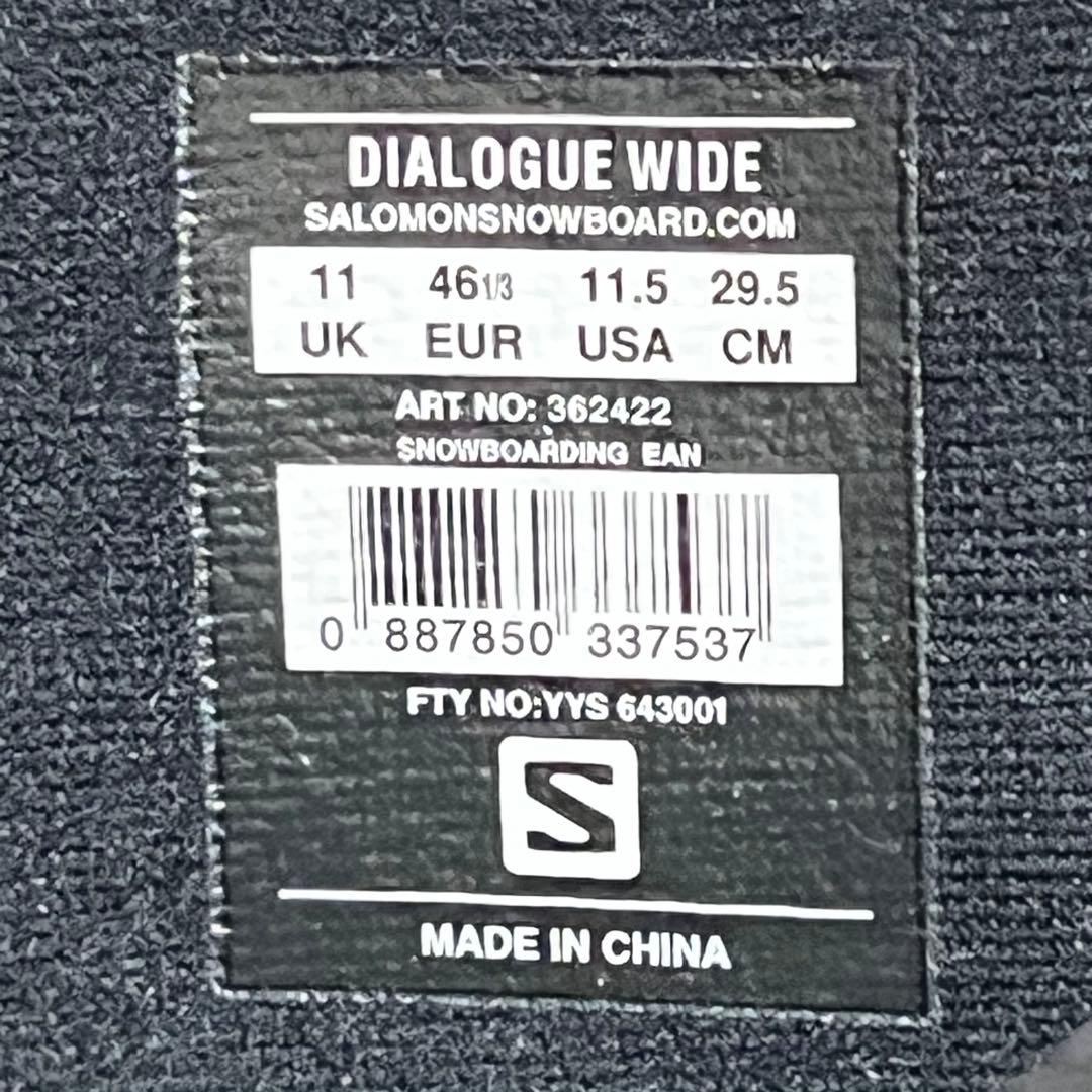 【希少サイズ】 29.5cm DIALOGUE WIDE SALOMON