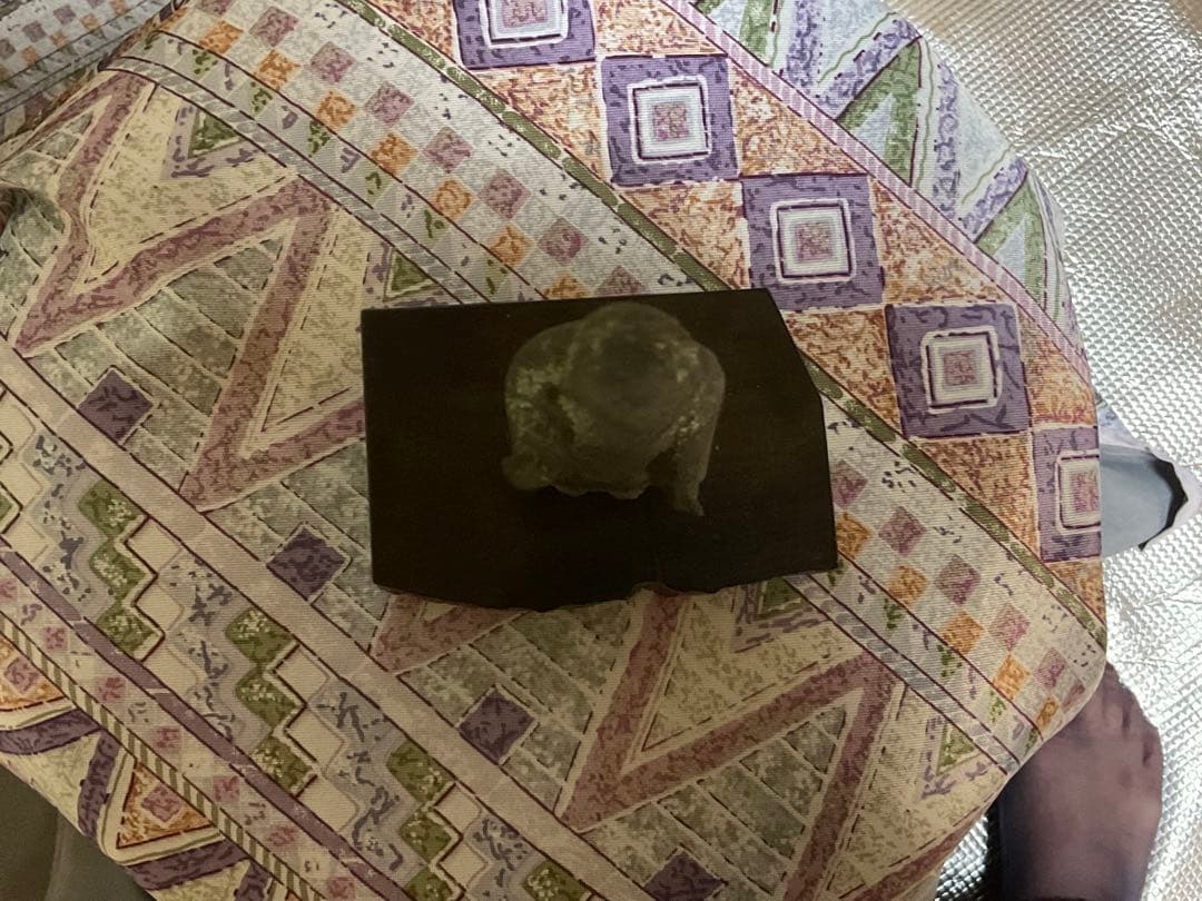 仏像／阿弥陀如来立像。鋼像 年代・江戸時代／中期。【足先欠如、後ろ