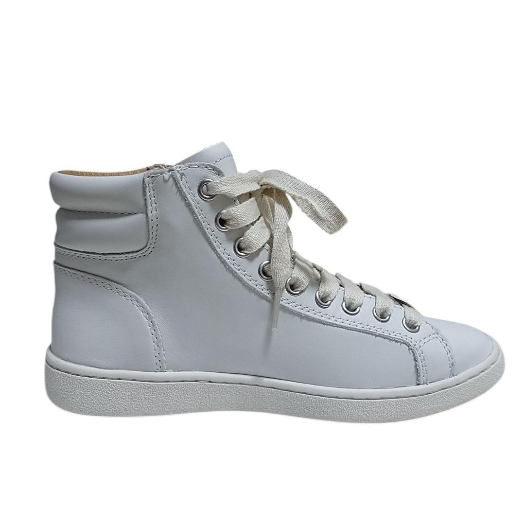 アグ UGG オリーブ ハイカットスニーカー 23.0サイズ ホワイト