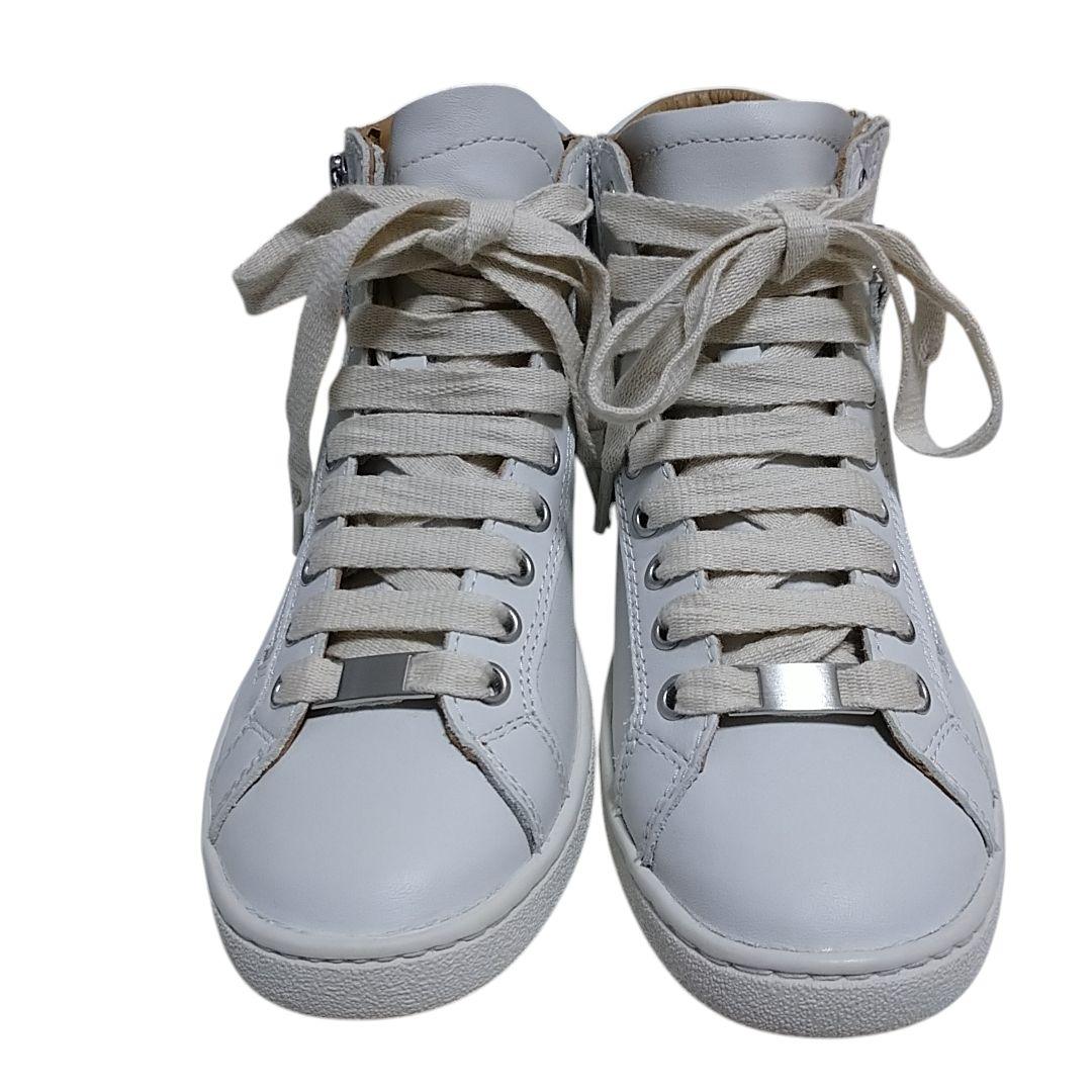 アグ UGG オリーブ ハイカットスニーカー 23.0サイズ ホワイト