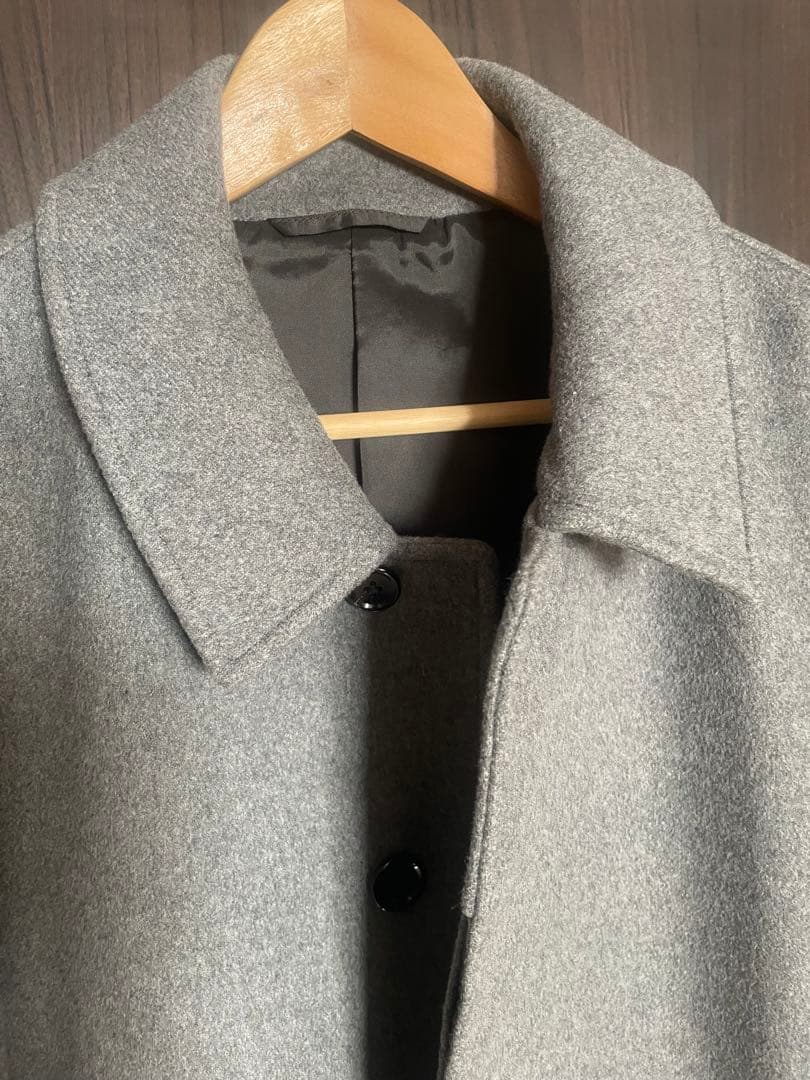 値下げ❗️ビームス BEAMS グレー ステンカラーコート サイズ50/XL