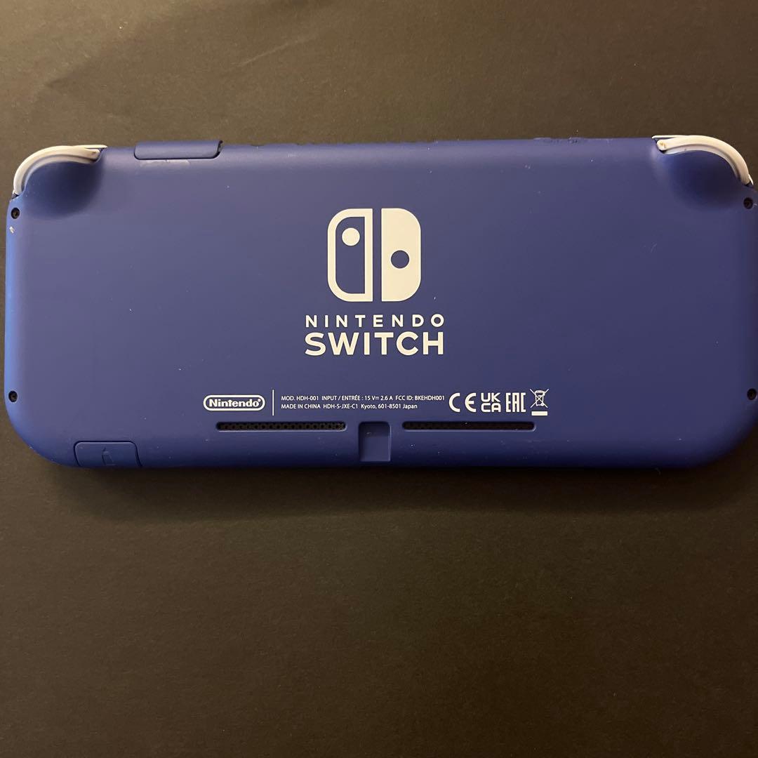 カ*ル様 Nintendo Switch Lite ブルー 充電器、ケース付き