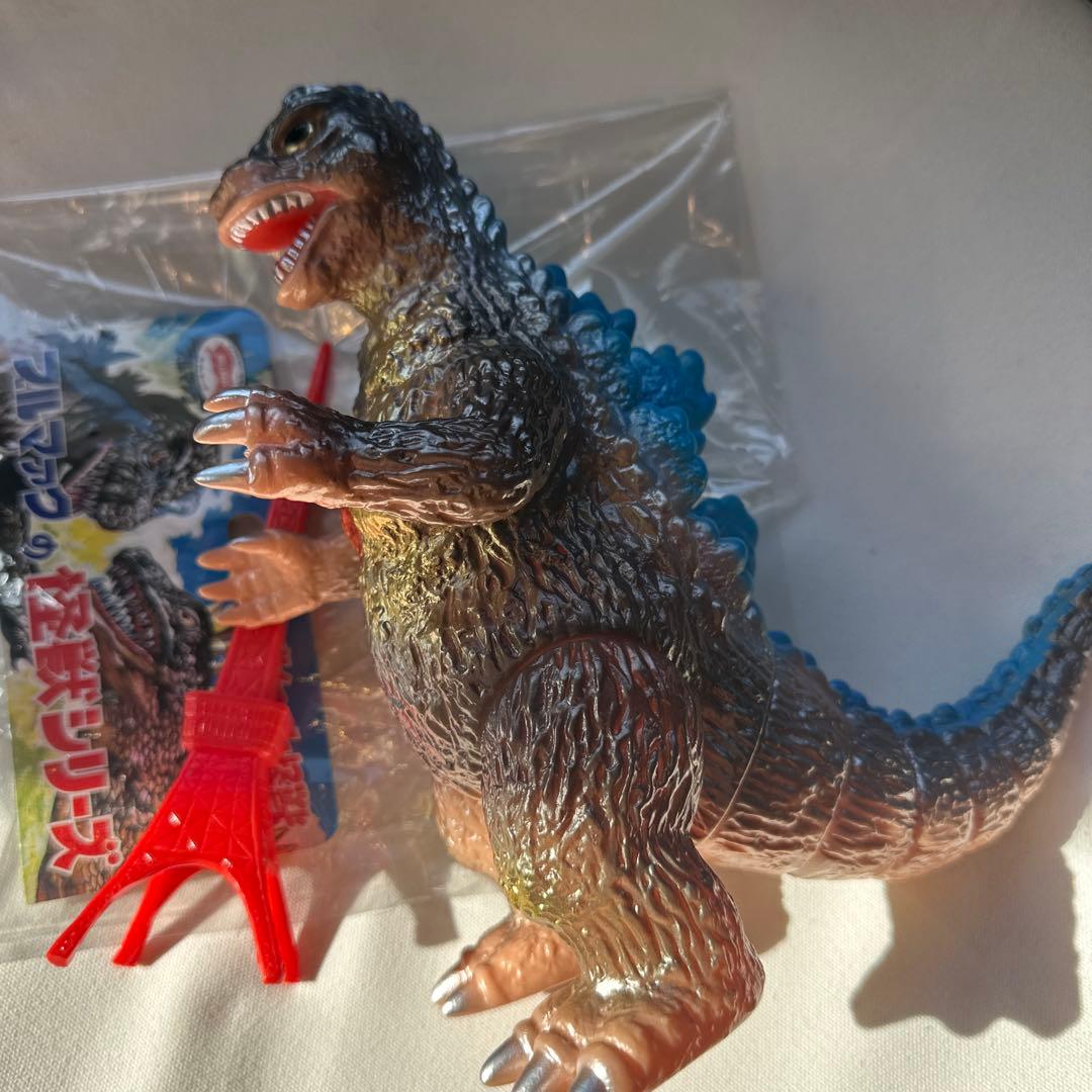 ソフビ ゴジラ ブルマァク ゴジラ50 ガンメタ 日本製