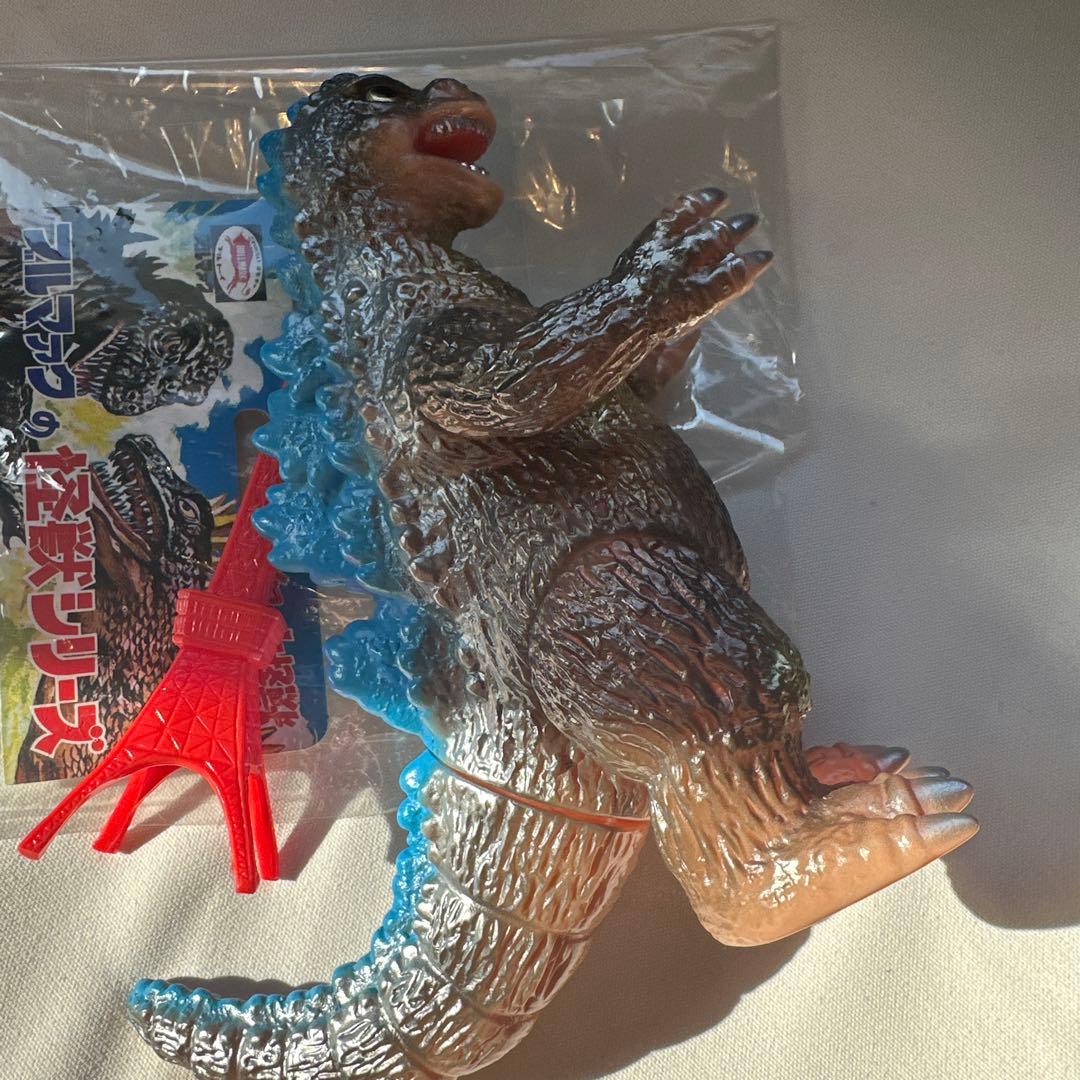 ソフビ ゴジラ ブルマァク ゴジラ50 ガンメタ 日本製