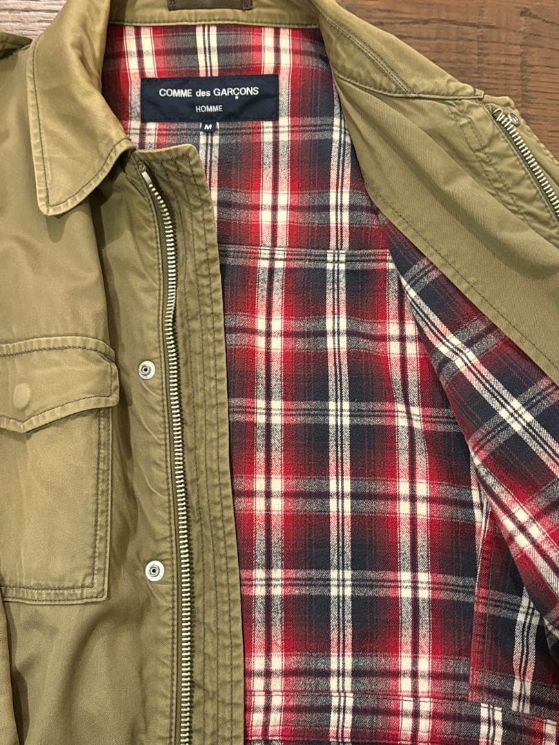COMME des GARÇONS モッズコート M カーキ