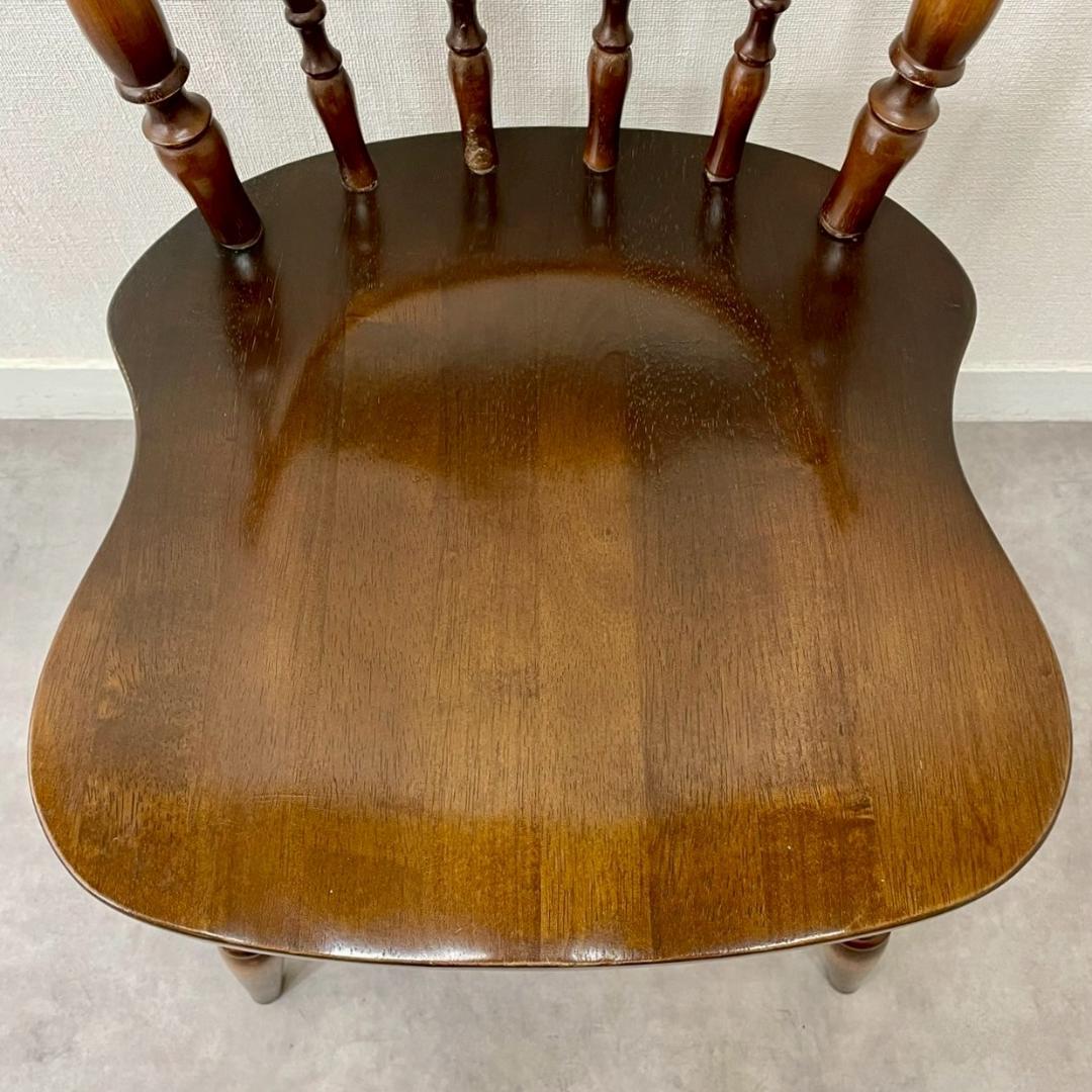 飛騨産業 キツツキマーク ウィンザーチェア 無垢材 国産家具 ヴィンテージ A