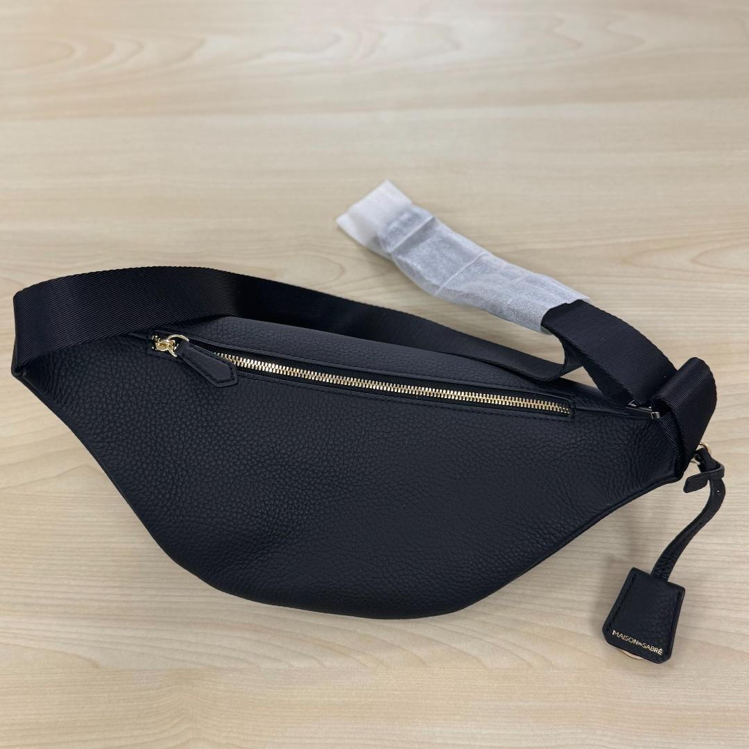 【未使用】 MAISON de SABRÉ ブラック ボディバッグ スリング