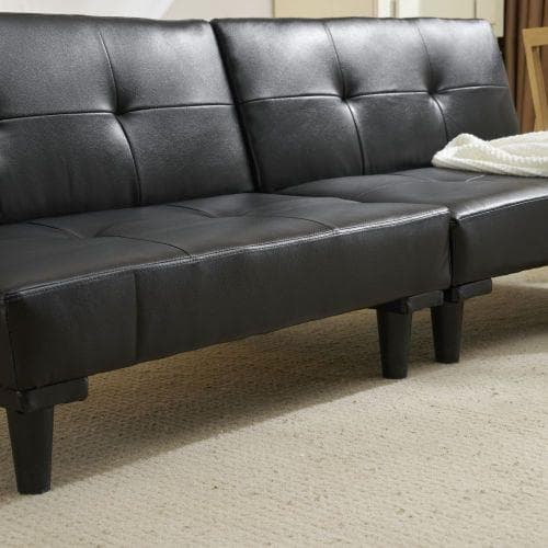 ソファベッド ソファ ベッド ロータイプ 2人 PU リクライニングソファ 背