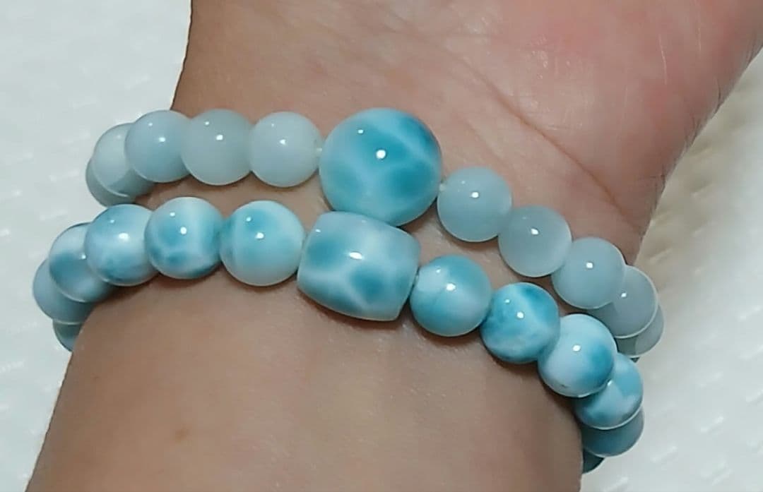 ラリマーブレスレット