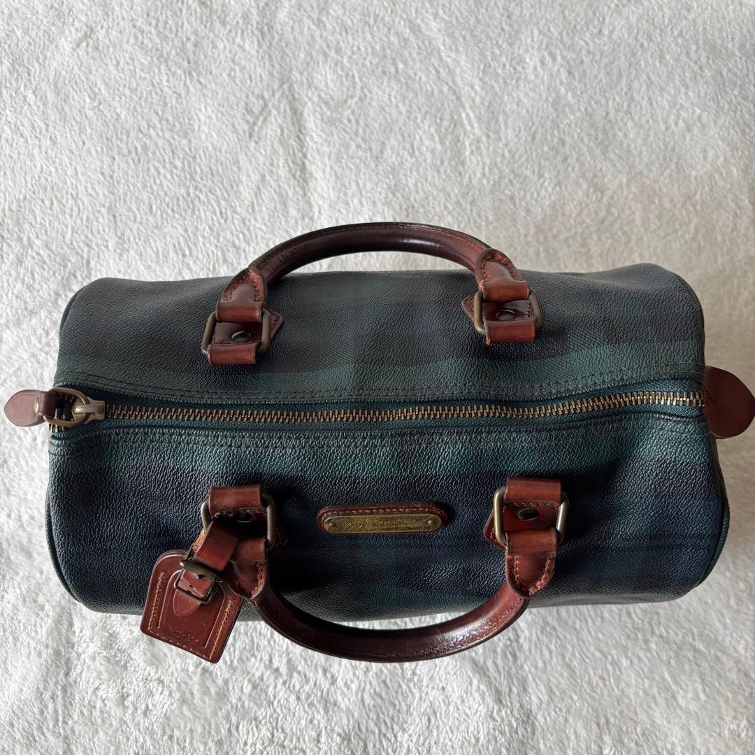 ✨️美品 ポロラルフローレン ミニボストンバッグ ブラックウォッチ