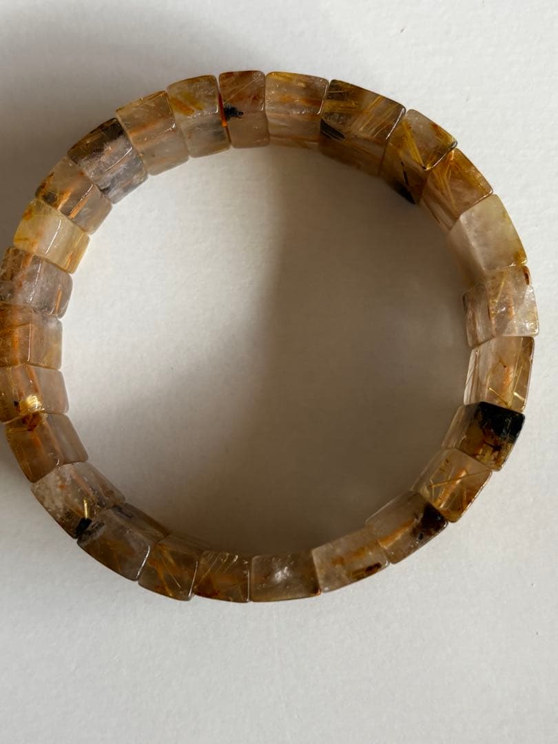 タイチンルチル（ヘマタイト共生）バングルNO260