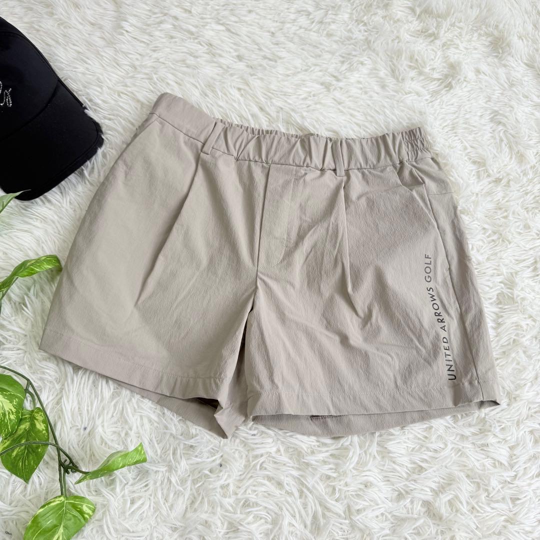 ユナイテッドアローズゴルフ】極美品 ショートパンツ ベージュ L